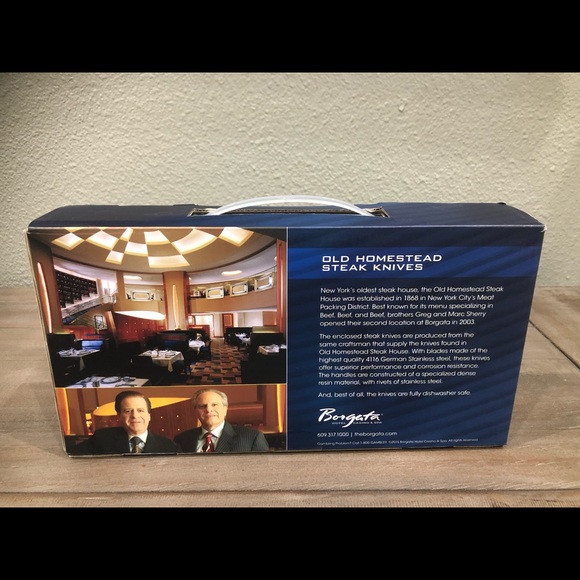 “Final Price” New OLD HOMESTEAD Steak Knives Set - Picture 3 of 6